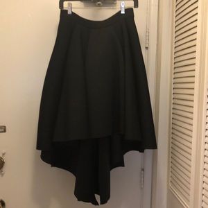 AKIRA high low flared mid calf skirt